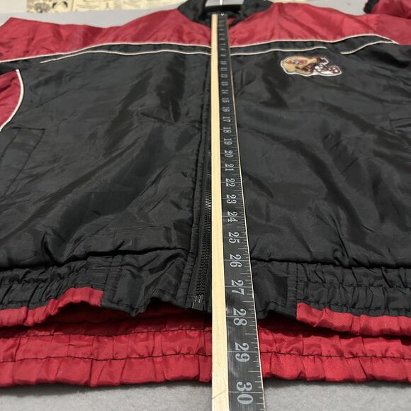 Vintage San Francisco 49ers Jacket Mens XXL Black OG NFL Football Full Zip 2XL - Picture 5 of 16